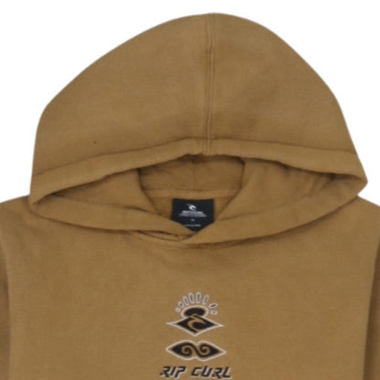 Rip Curl Womens Brown Size 14 Pullover Hoodie Cotton Blend