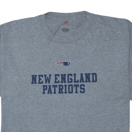 VF Imagewear Men’s Grey New England Patriots Cotton Blend T-Shirt XL