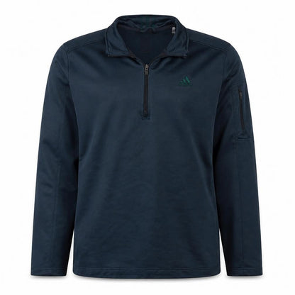 Adidas Men’s Blue XL 1/4 Zip Fleece Activewear Jacket