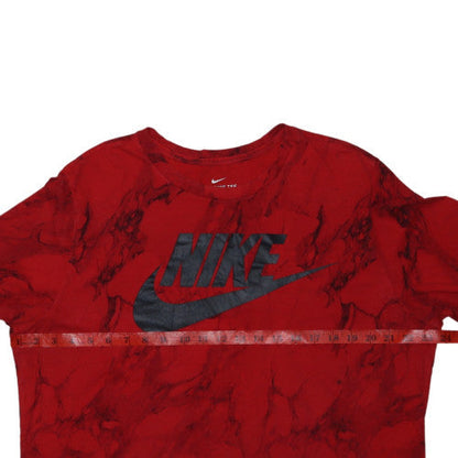 Nike Men's Red XL Graphic Print Sports T-Shirt
