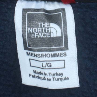 The North Face Mens Blue Pullover Hoodie Size L Outdoor Fleece