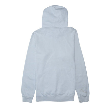 Champion Men's Light Grey Pullover Hoodie Medium Cotton Blend