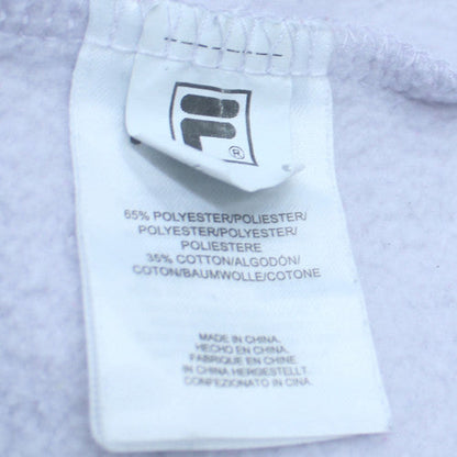Fila Womens White Crew Neck Pullover Sweatshirt Size L