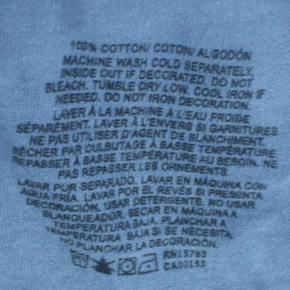 Champion Men's Blue Myrtle Beach Graphic T-Shirt XL Cotton Crew Neck