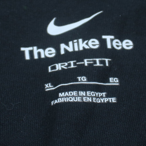 Nike Men's Black XL Dri-Fit Sports Crew Neck T-Shirt