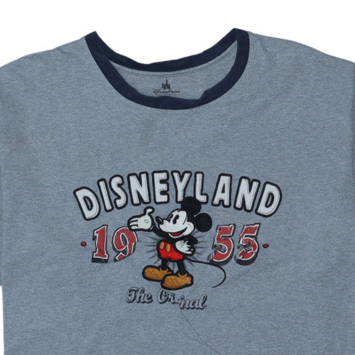 Disney Parks Men's Grey 3XL Mickey Mouse Disneyland 1955 Graphic T-Shirt