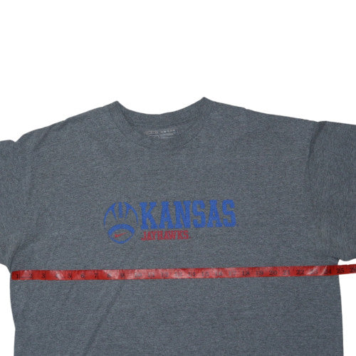 Nike Mens Grey Kansas Jayhawks Graphic T-Shirt XL