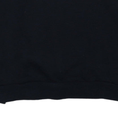 Adidas Womens Black XL Pullover Hoodie Cotton Blend Logo Sportswear