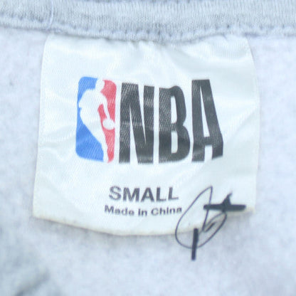 NBA Men’s Grey Chicago Bulls Pullover Hoodie Size S Graphic Cotton