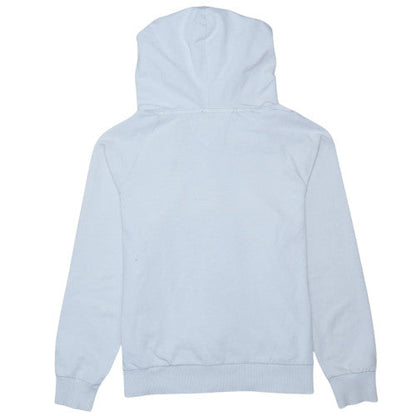 Tommy Hilfiger Boys White Full Zip Hoodie Size 176 Cotton Blend