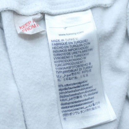Tommy Hilfiger Boys White Full Zip Hoodie Size 176 Cotton Blend