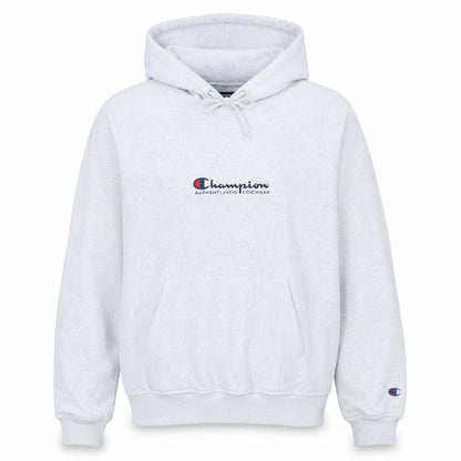 Champion Women's Grey Pullover Hoodie Small Logo Athletic Sweatshirt