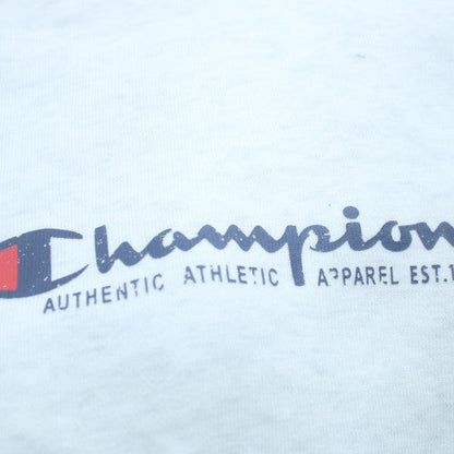 Champion Women's Grey Pullover Hoodie Small Logo Athletic Sweatshirt