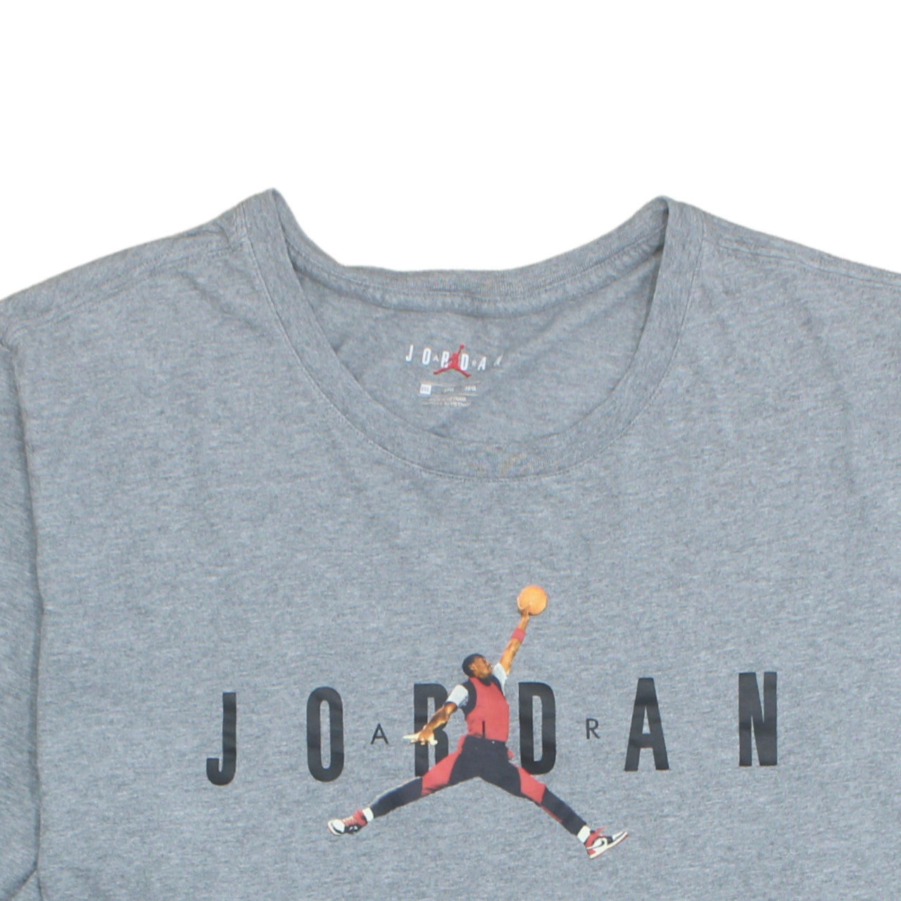 Jordan Men’s Grey 3XL Sports Graphic Print T-Shirt