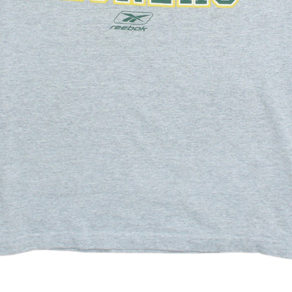 Reebok Mens Grey Green Bay Packers Graphic T-Shirt XL