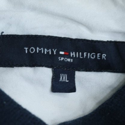 Tommy Hilfiger Men’s Blue Striped Cotton Polo Shirt XXL