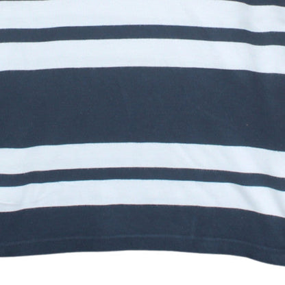 Tommy Hilfiger Men’s Blue Striped Cotton Polo Shirt XXL