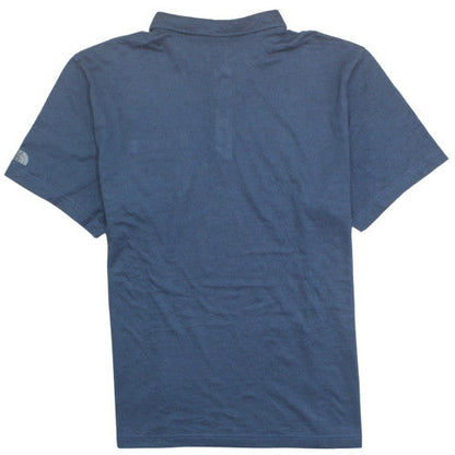 The North Face Men's Blue 2XL Short Sleeve Cotton Polo Shirt