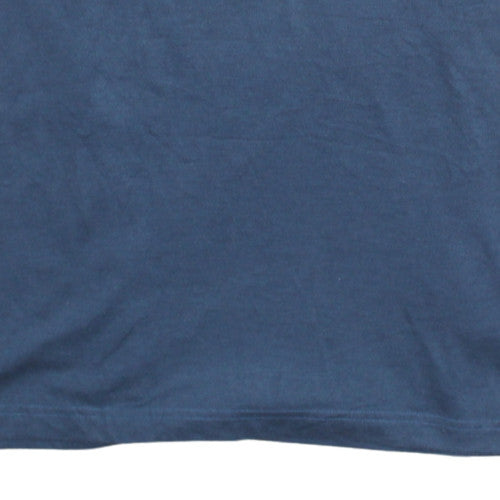 The North Face Men's Blue 2XL Short Sleeve Cotton Polo Shirt