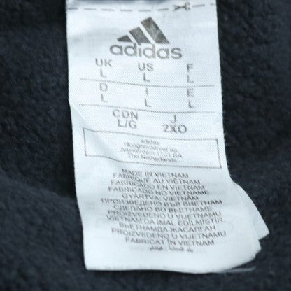 Adidas Men's Black L Crew Neck Pullover Sweatshirt