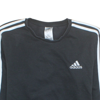 Adidas Men's Black L Crew Neck Pullover Sweatshirt