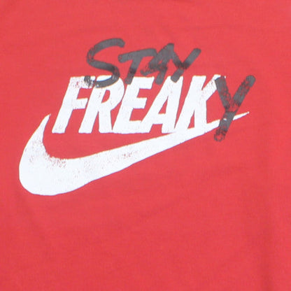 Nike Men's Red Dri-Fit Graphic Sports T-Shirt XL