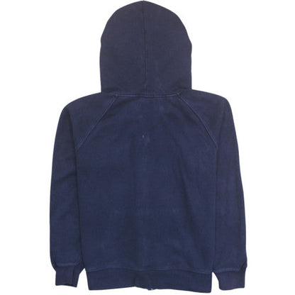GAP Womens Navy Full Zip Hoodie XL - Classic Casual Cotton Fleece