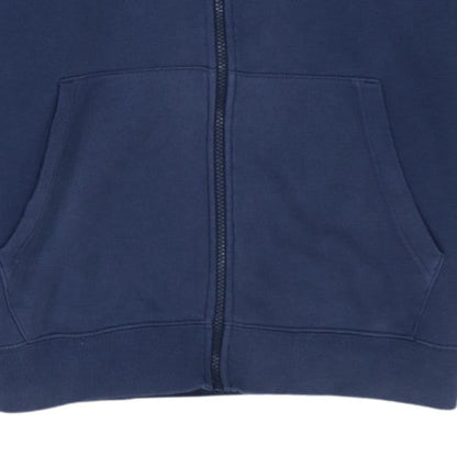 Nike Men's Blue Full Zip Hoodie L Fleece Regular Fit
