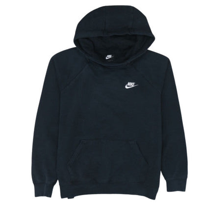 Nike Womens Black M Pullover Hoodie Cotton Blend Sweatshirt