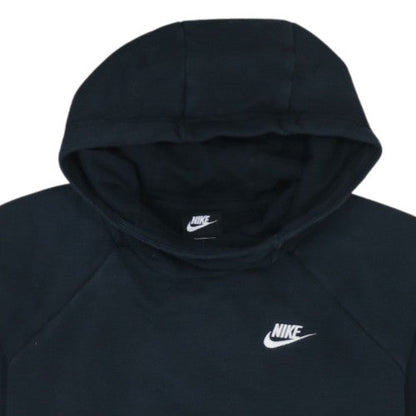 Nike Womens Black M Pullover Hoodie Cotton Blend Sweatshirt