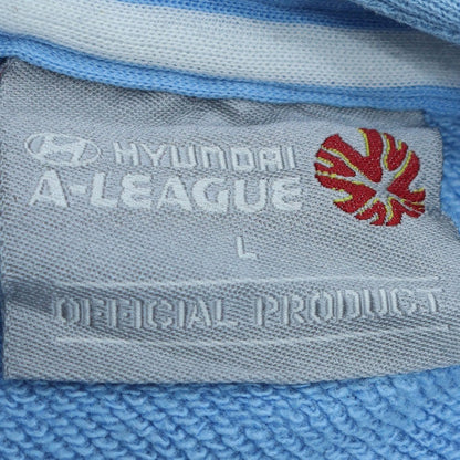 Nike Men’s Blue Full Zip Hoodie L Melbourne City FC Sports Jacket