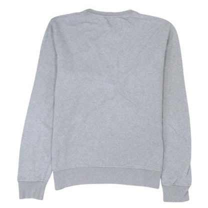 Levi's Women Grey Crew Neck Pullover Sweatshirt M Casual Cotton