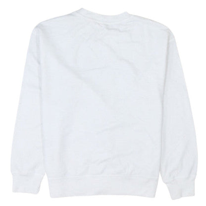Levi's Womens White Crew Neck Pullover Sweatshirt Size M