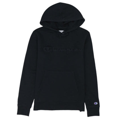 Champion Women's Black Small Pullover Hoodie Cotton Blend
