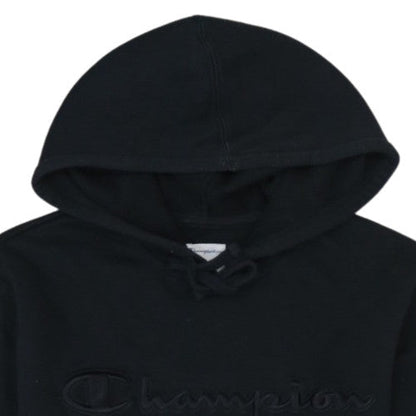 Champion Women's Black Small Pullover Hoodie Cotton Blend