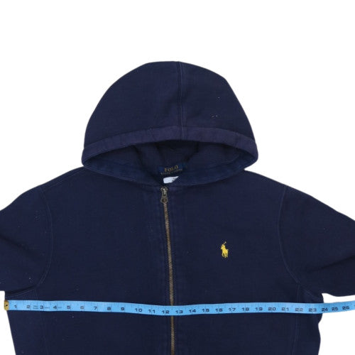 Ralph Lauren Men's Blue Full Zip Hooded Sweatshirt Size L