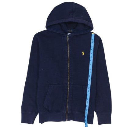 Ralph Lauren Men's Blue Full Zip Hooded Sweatshirt Size L