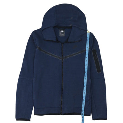 Nike Men's Blue Full Zip Hoodie Size M Classic Athletic Style