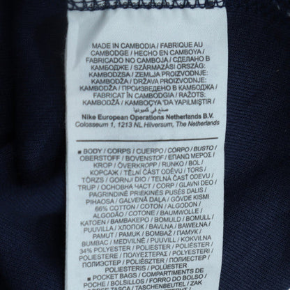 Nike Men's Blue Full Zip Hoodie Size M Classic Athletic Style