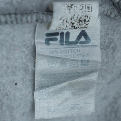 Fila Womens Grey XS Pullover Hoodie Sweatshirt Running Style