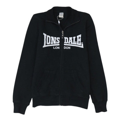 Lonsdale Womens Black Size 12 Track Jacket Full Zip Sportswear