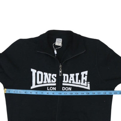 Lonsdale Womens Black Size 12 Track Jacket Full Zip Sportswear