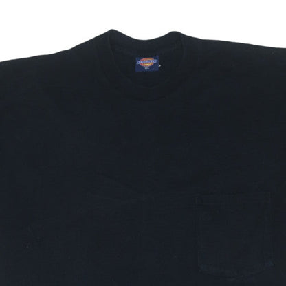 Dickies Men's Black 3XL Crew Neck Work T-Shirt Cotton Classic