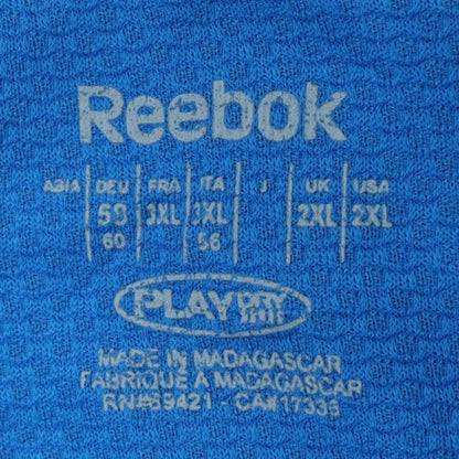 Reebok Mens Blue 2XL Short Sleeve Crew Neck Gym T-Shirt
