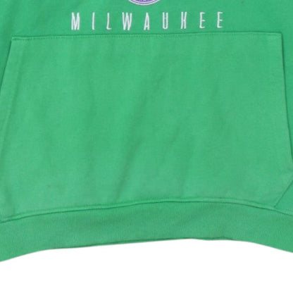 NBA Milwaukee Bucks Green Hoodie Women's Small Cotton On Pullover
