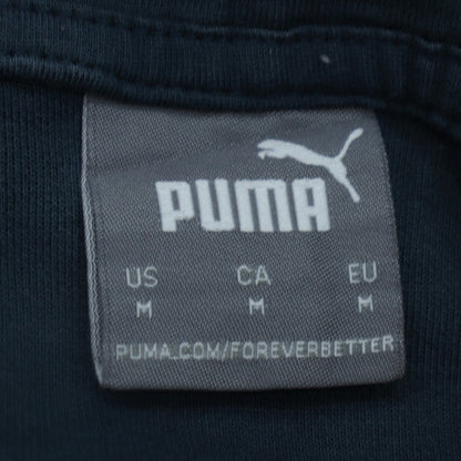 Puma Men's Blue 1/2 Zip Hoodie Regular Fit Size M