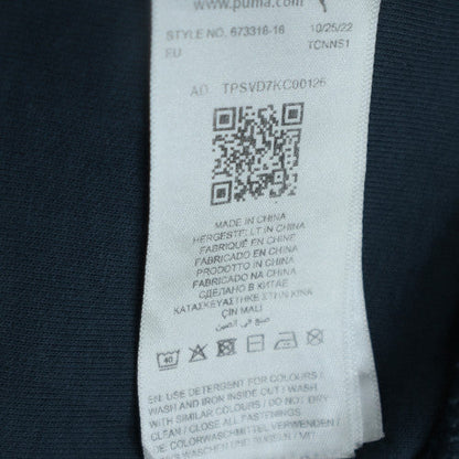 Puma Men's Blue 1/2 Zip Hoodie Regular Fit Size M