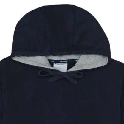 Champion Men's Blue Pullover Hoodie L Fleece Regular Fit