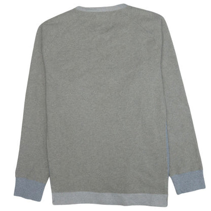 Hugo Boss Men's Grey 3XL Logo Pullover Sweatshirt