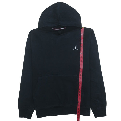 Jordan Men's Black Pullover Hoodie Size L Fleece Logo Sportswear
